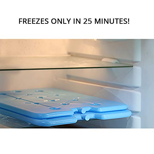 Tapleap Large Ice Packs for Coolers - Freezer Packs for Camping- Long Lasting Reusable Dry Ice Blocks, 13 x 10 x 0.5 inch, Quick Freeze - Set of 2 - Image 5