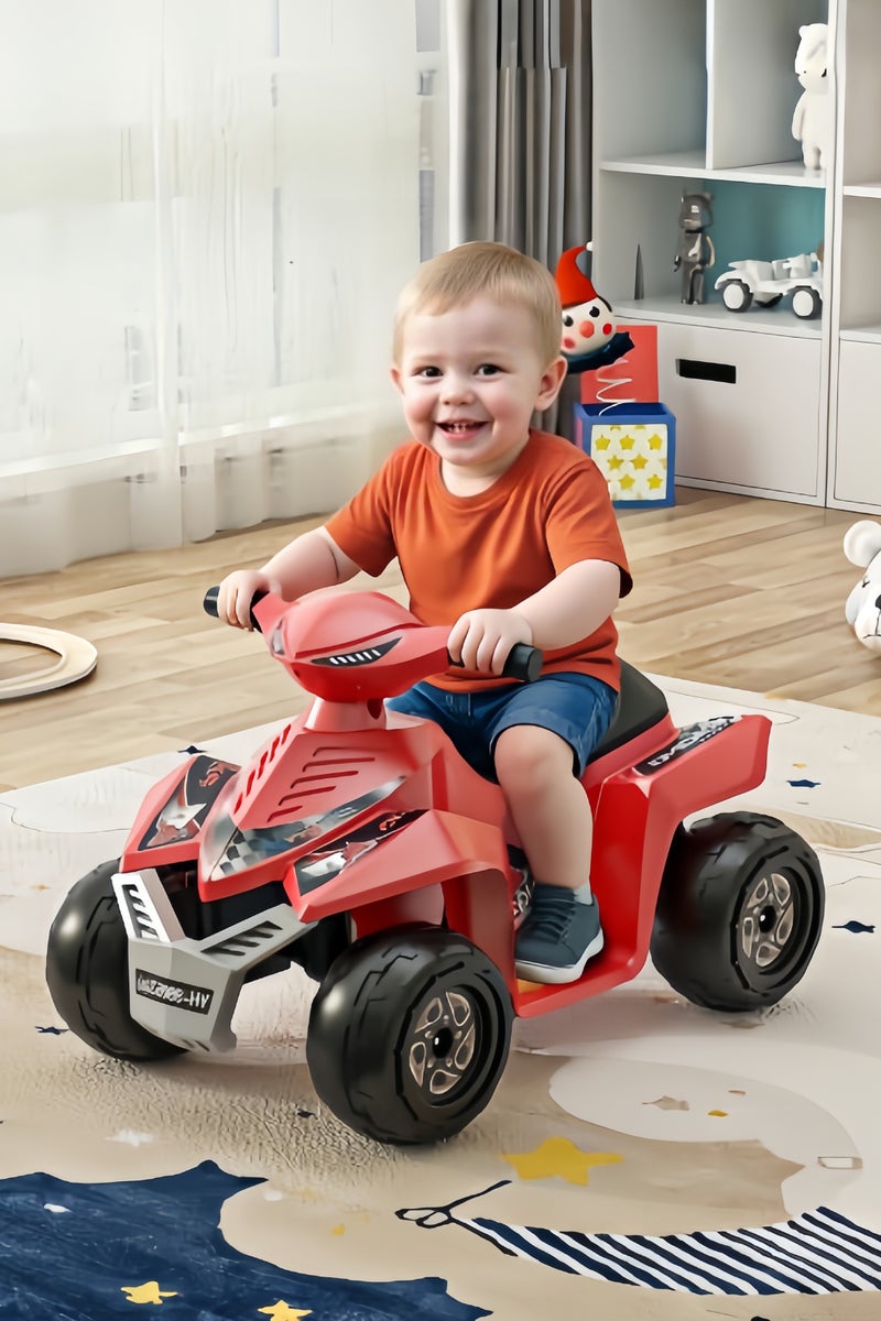 الأمويلات سيارة ركوب اطفال كهربائية للأطفال، 4 عجلات، هدية مثالية لمغامرات الطرق الوعرة، أطفال سنة فما فوق - Image 1