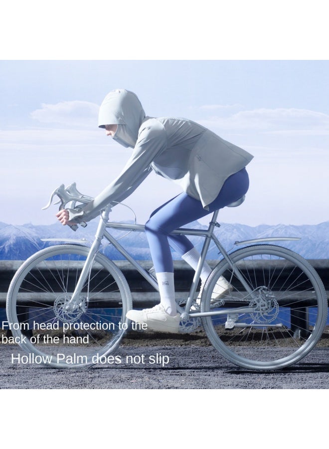 Bananain 【جديد ساخن】 302uvp سترة تبريد مضيئة ذات قصة نحيفة تجف بسرعة للحماية من الشمس للنساء - طبقة البشرة الصيفية - Image 5