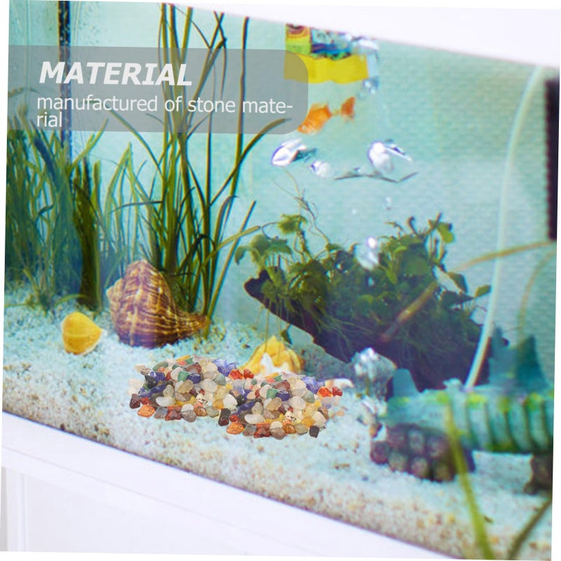 Fluorescent Fish Tank Stones Pebbles For Aquarium Decor And Healthy Fish Environment - Image 4