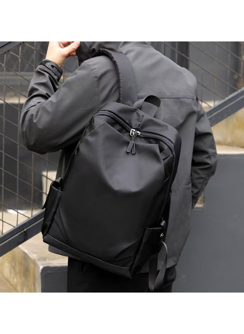 SPORT Male and female USB charging laptop backpack black - Image 2