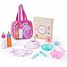 BABESIDE 13 Pcs Baby Doll Accessories Set with Magic Bottles Diapers Pacifiers and Storage Bag Baby Doll Feeding Set with Realistic Baby Doll Accessories for Girls Pretend Play Toys - Image 2
