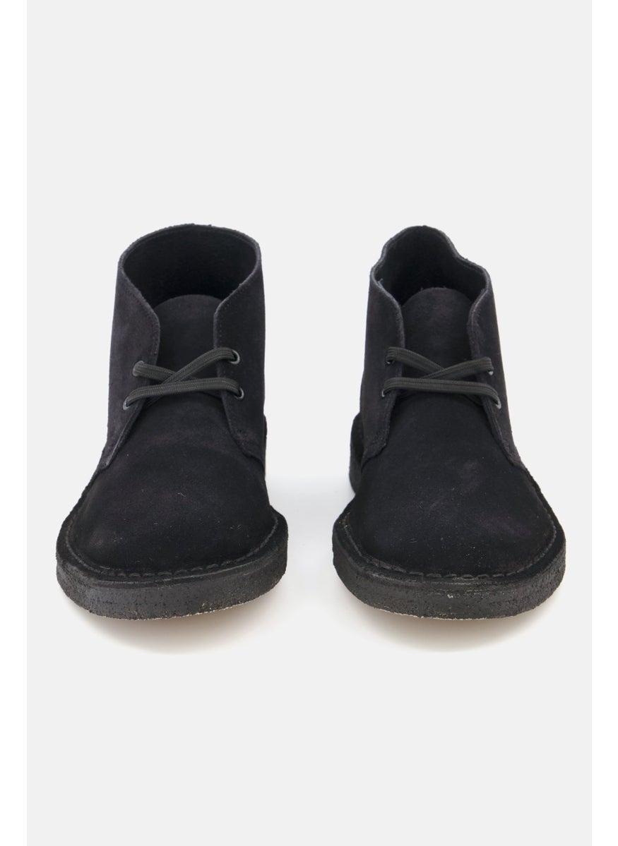 clarks Men Wide Lace Up Desert Boot,Black  - Image 3