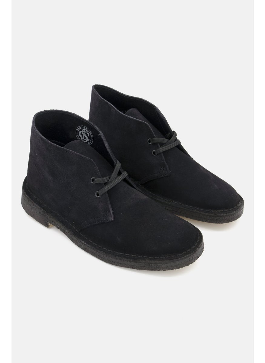 clarks Men Wide Lace Up Desert Boot,Black  - Image 1