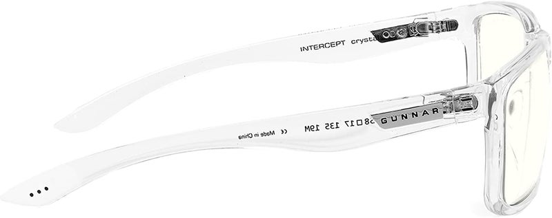 GUNNAR Blue Light Blocking Glasses for Gaming & Computer | Intercept Crystal | Patented 35% Blue Light Protection, Reduce Digital Eye Strain, Dry Eyes, Headaches & Improving Sleep - Image 3