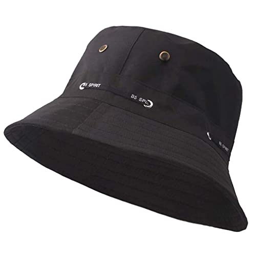 Missby Unisex Cotton Hat (CAP-100_Black_Free Size) - Image 1