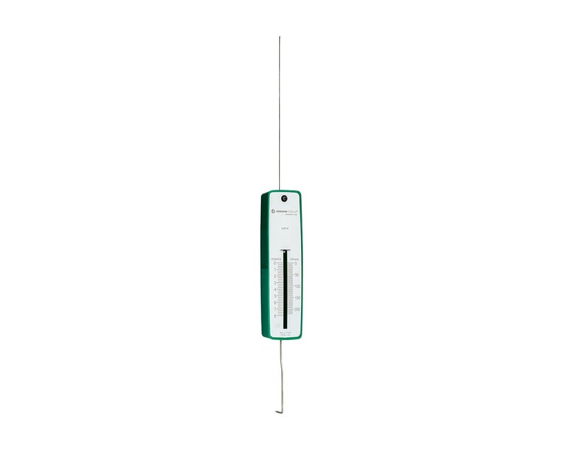 Jonard GPP-8 Polystyrene Push Pull Precision Force Gauge, 0-8oz, 0-220 Graduation, +/- 1 Accuracy - Image 1