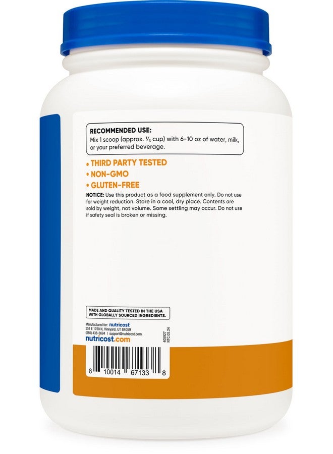 مركز بروتين مصل اللبن من نيوتريكوست (شوكولاتة زبدة الفول السوداني) 2 رطل - خالٍ من الغلوتين وغير معدل وراثيًا - Image 4