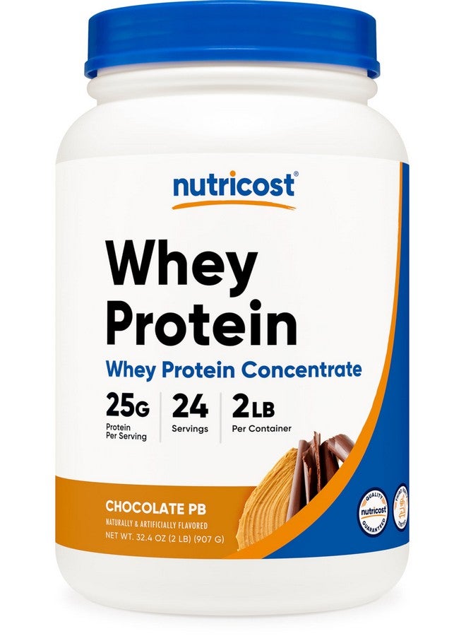 مركز بروتين مصل اللبن من نيوتريكوست (شوكولاتة زبدة الفول السوداني) 2 رطل - خالٍ من الغلوتين وغير معدل وراثيًا - Image 1