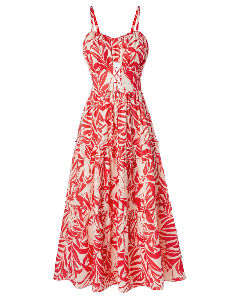 GRACE KARIN Sundresses for Women 2026 Sleeveless Floral Print Maxi Dress Flowy A Line Casual Beach Long Dresses - Image 1