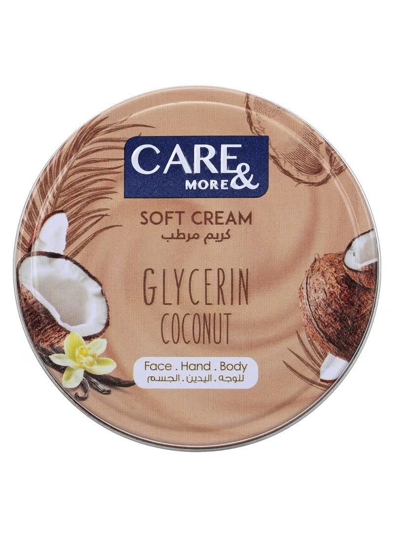 Care & More Soft Cream With Glycerin Coconut Beige 75ml