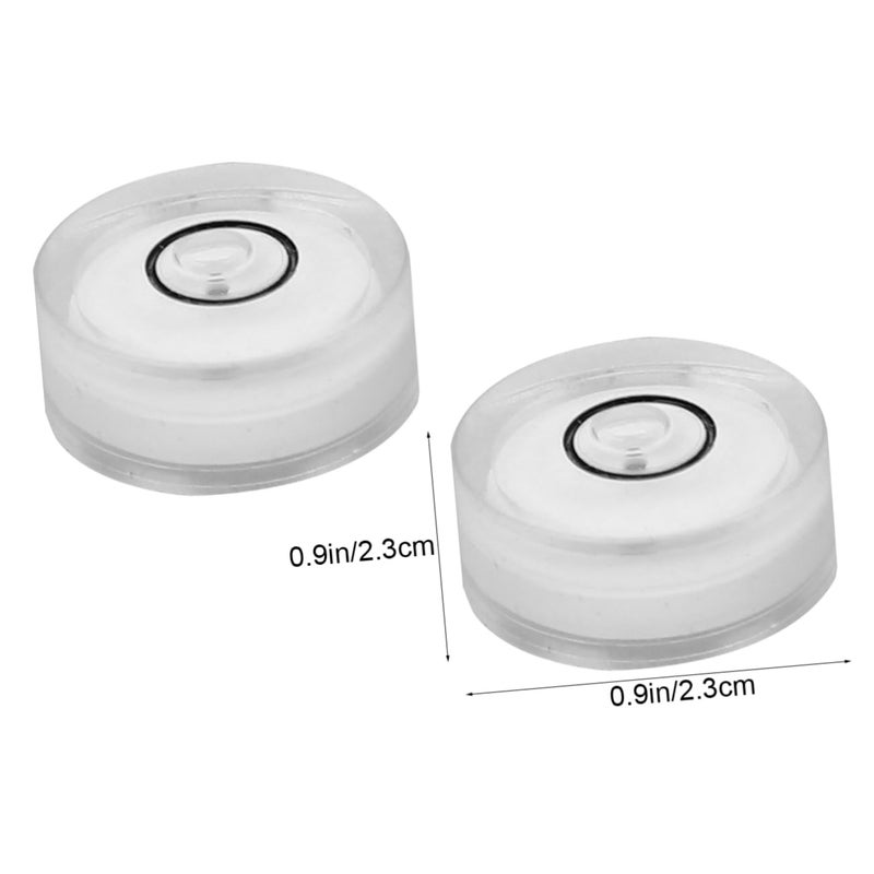 16Pcs White Circular Bubble Level Tool For Tripods Cameras Accurate Measurement - Image 3