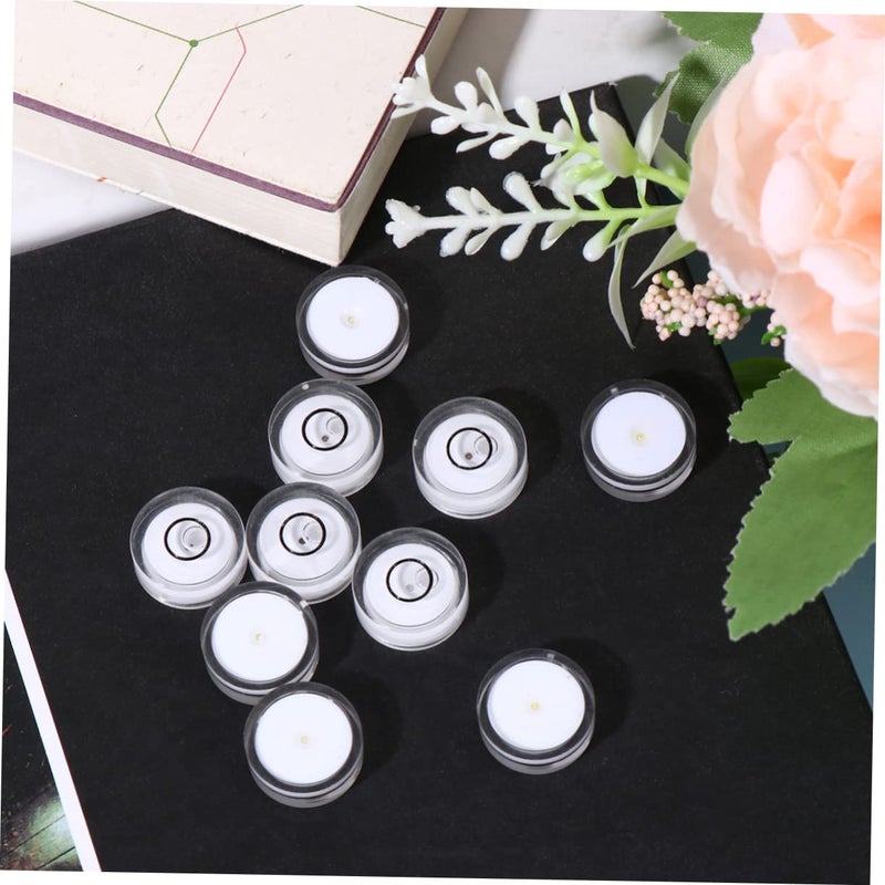 16Pcs White Circular Bubble Level Tool For Tripods Cameras Accurate Measurement - Image 4