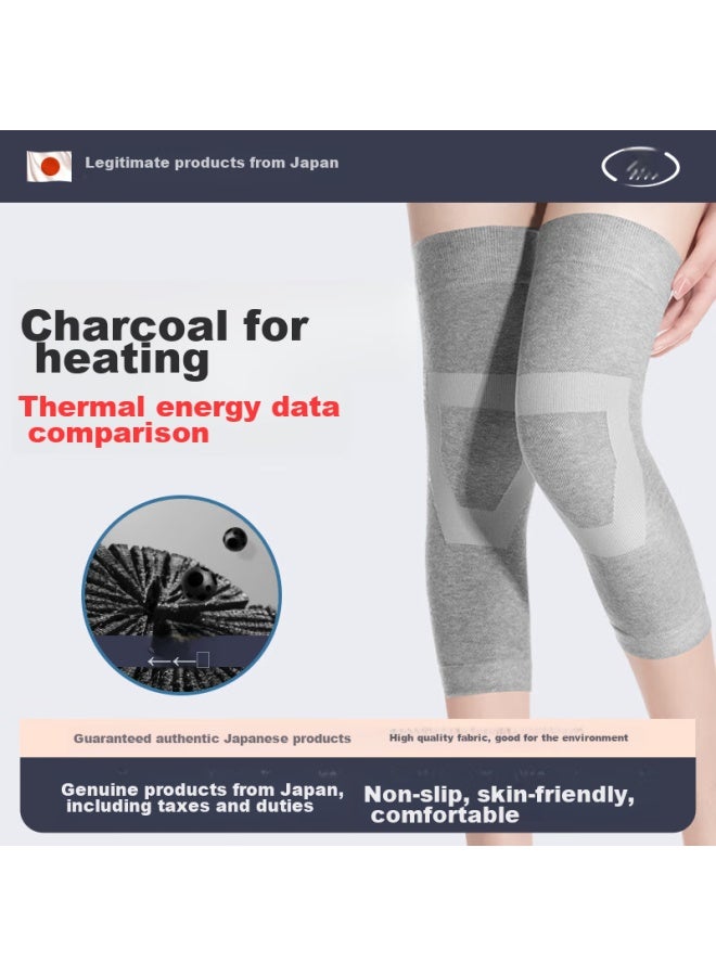 Fashuo Long-lasting Charcoal Warm Knee Pads, Winter Joint Protection, Self-heating, For Cold Legs, For Men And Women, Middle-aged And Elderly - Image 1