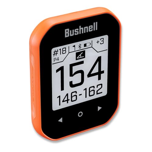 Bushnell Golf Phantom 3 Slope GPS Handheld Touchscreen SlopeAdjusted Distances 38000 Courses Magnetic Cart Mount Orange - Image 1