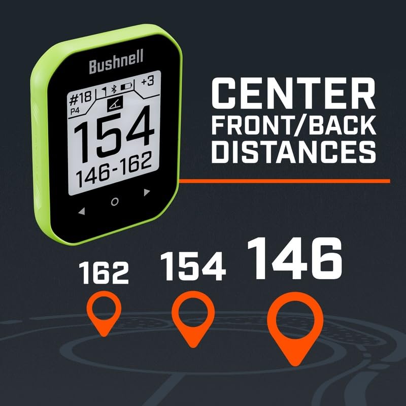 Bushnell Golf Phantom 3 Slope GPS Handheld Touchscreen SlopeAdjusted Distances 38000 Courses Magnetic Cart Mount Orange - Image 3