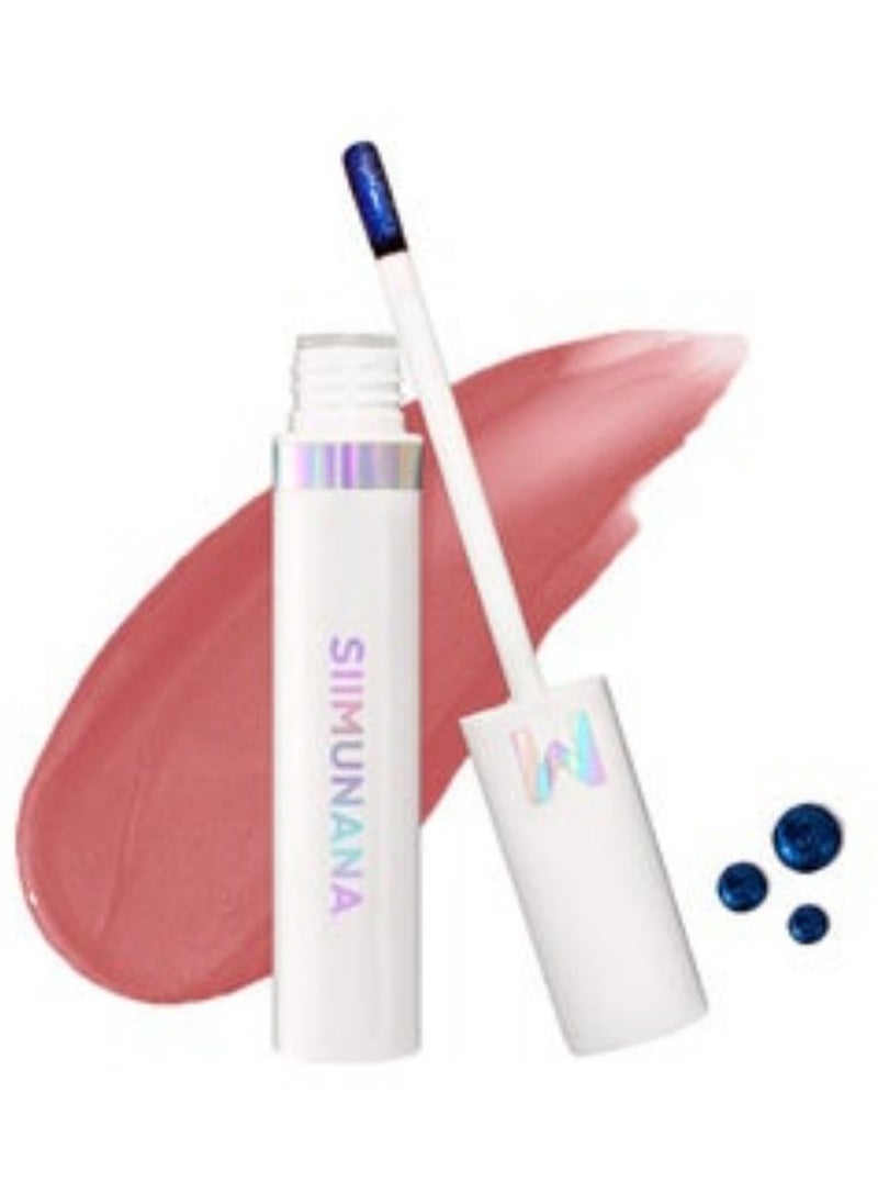 siimunana - Wonder Blading Romance Lip Stain Masque, Long-Lasting Waterproof & Transfer-Proof Pink Lip Tint, Matte Finish Peel-Off Lip Stain for Smooth & Vibrant Lips, 4ml -Whimsical (Warm Rose) - Image 1