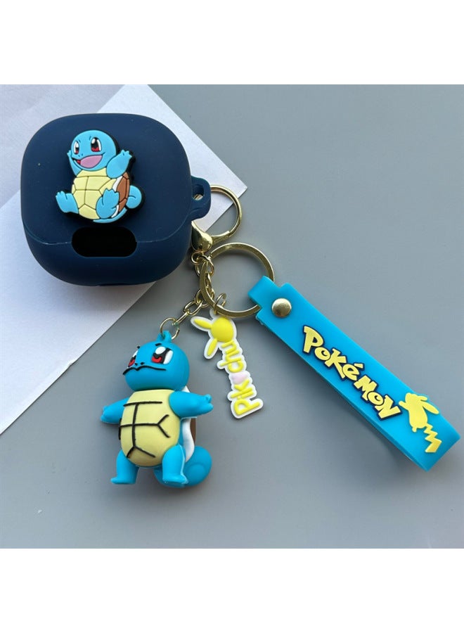 Suitable For Sound Wide Anker Soundcore Liberty4NC Wireless Bluetooth Headset Protective Case Cartoon Soft Case-Color:06+pendant-Model:Soundcore Liberty 4 Pro  - Image 1