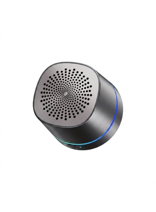 Infinix (XMS03) MagPower Portable Magnetic Speaker – Compact Wireless Sound, Snap & Charge, RGB Light Design - Titanium Grey Titanium Gray - Image 2