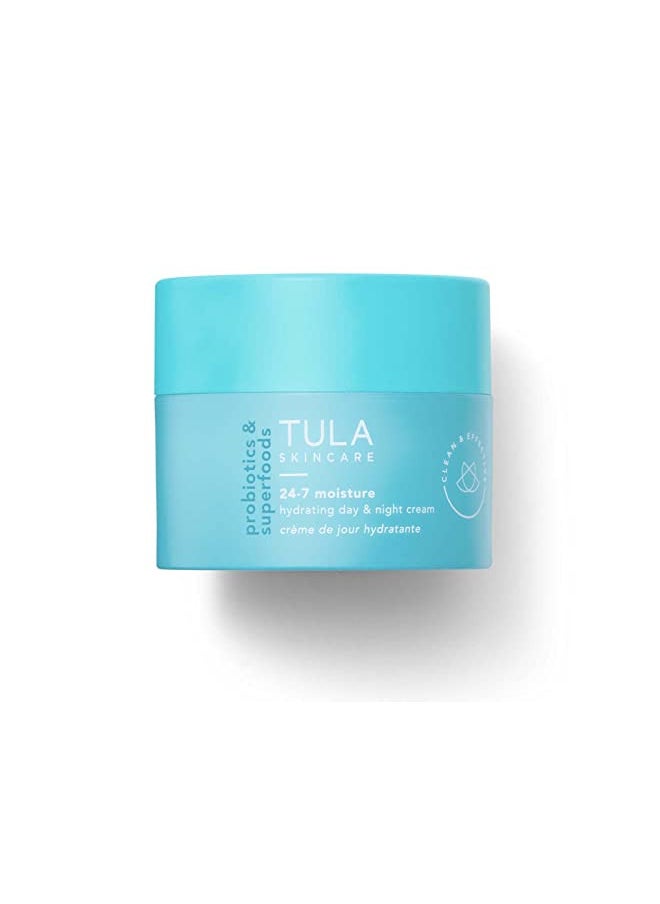 TULA TULA Skin Care 24-7 Moisture Hydrating Day and Night Cream | Moisturizer for Face, Ageless is the New Anti-Aging, Face Cream, Contains Watermelon Fruit and Blueberry Extract | 1.5 oz.  - Image 1