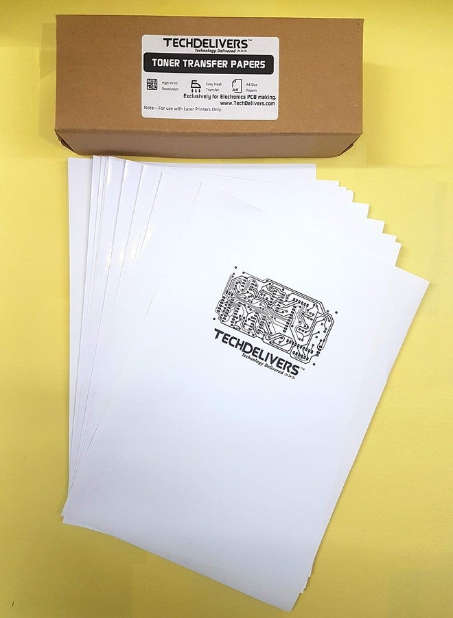 TECHDELIVERS PCB toner transfer paper (Glossy Paper) A4 size 10 Pieces - Image 3