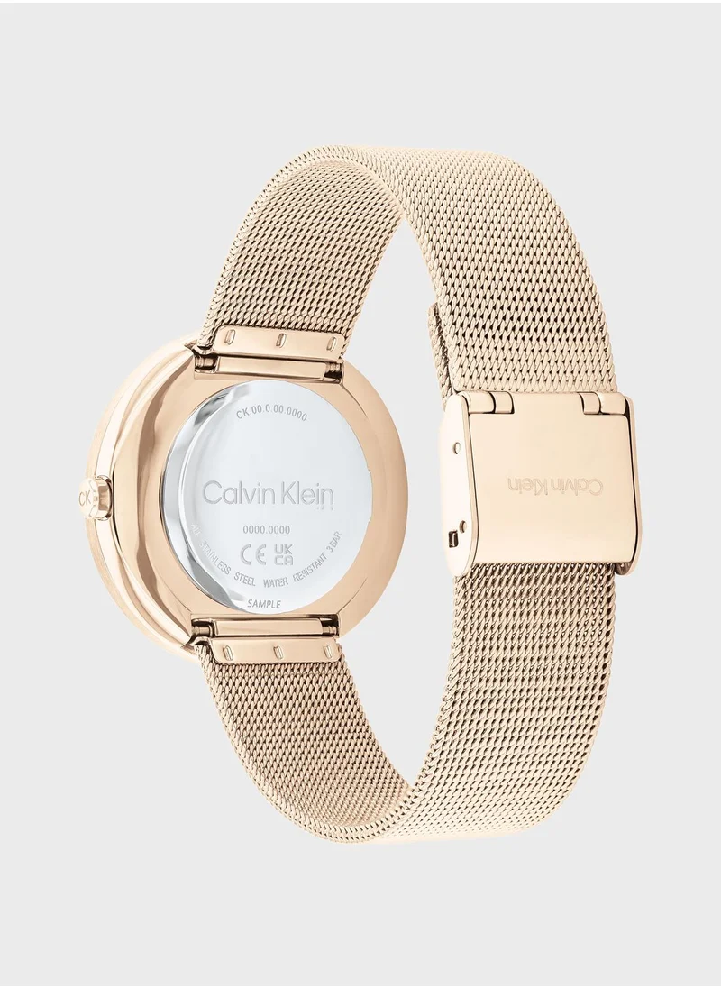 CALVIN KLEIN Twist Mesh Strap Analog Watch