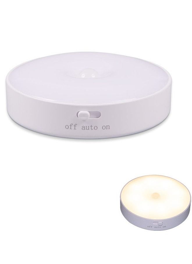 Generic - Circular Induction Lamp Intellisense Night Light Magnetic Led Light Warm light 700 mah - Image 1