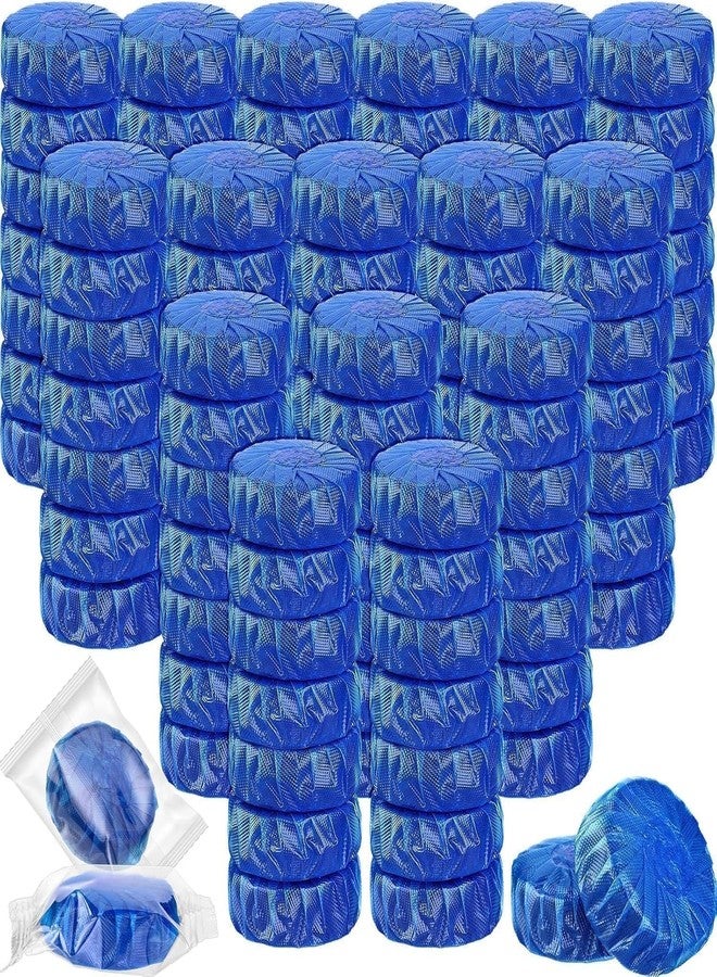 DHARNIX Automatic Flush Toilet Bowl Cleaner Tablets, Bathroom Toilet Tank Cleaner, Powerful Cleaning Ball Toilet Blue Deep Clean Bubbles (Pack Of 10) - Image 1