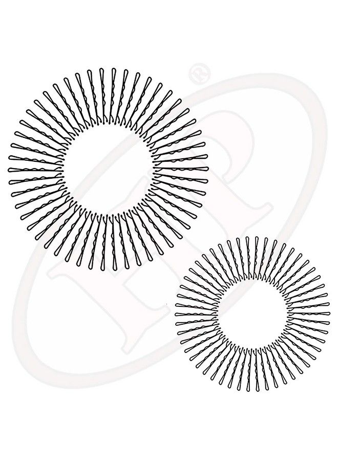 HP HIGH PROFILE Hair Styling Black Bobby Pins/Hair Bun Pins For Parlour And Home For Women And Girls Set Of 48 Pcs 24 Pcs Of 5Cm And 24 Pcs Of 7 Cm - Image 2