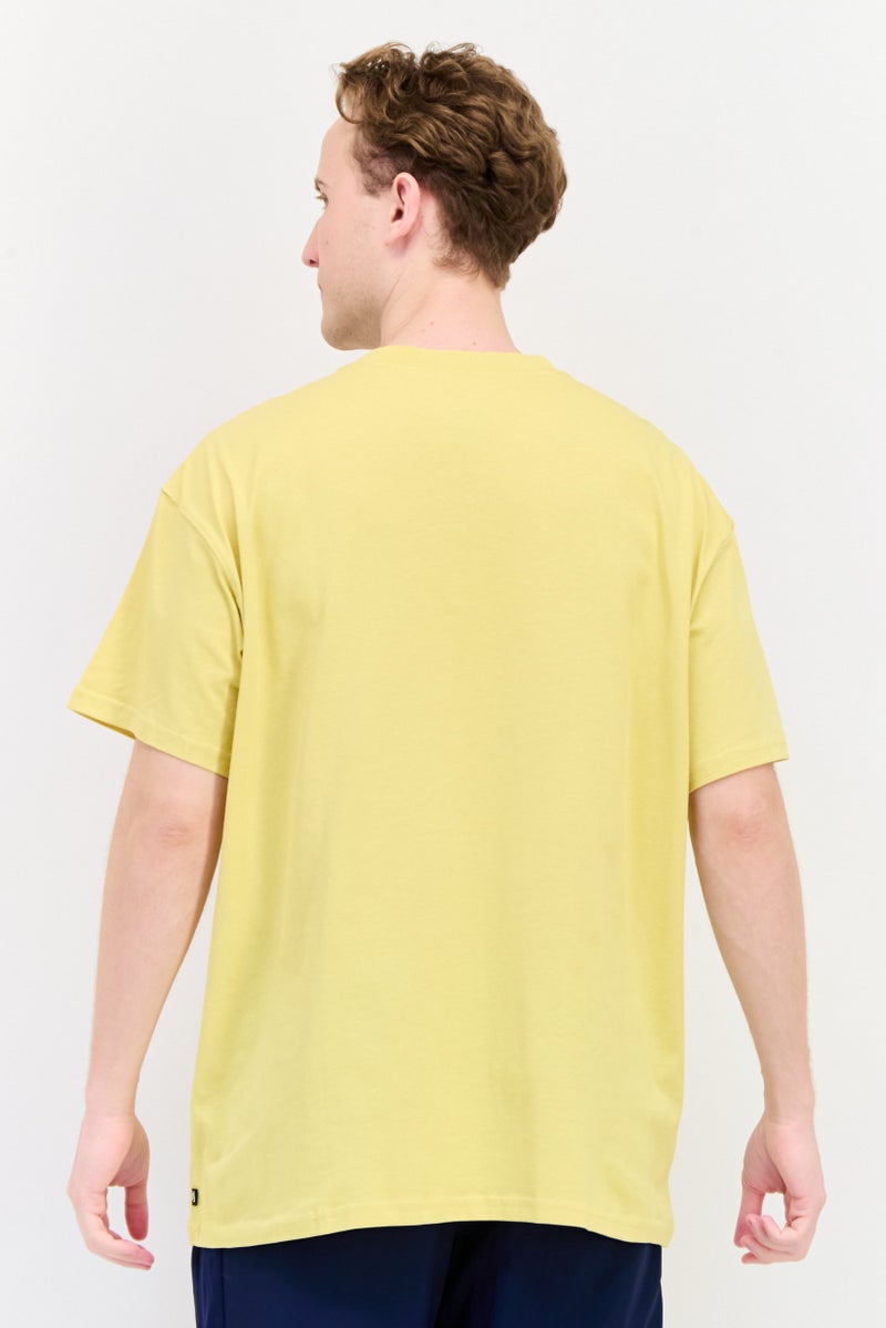 Nike تي شيرتات رياضية للرجال بأكمام قصيرة، للتزلج، أصفر - Image 3