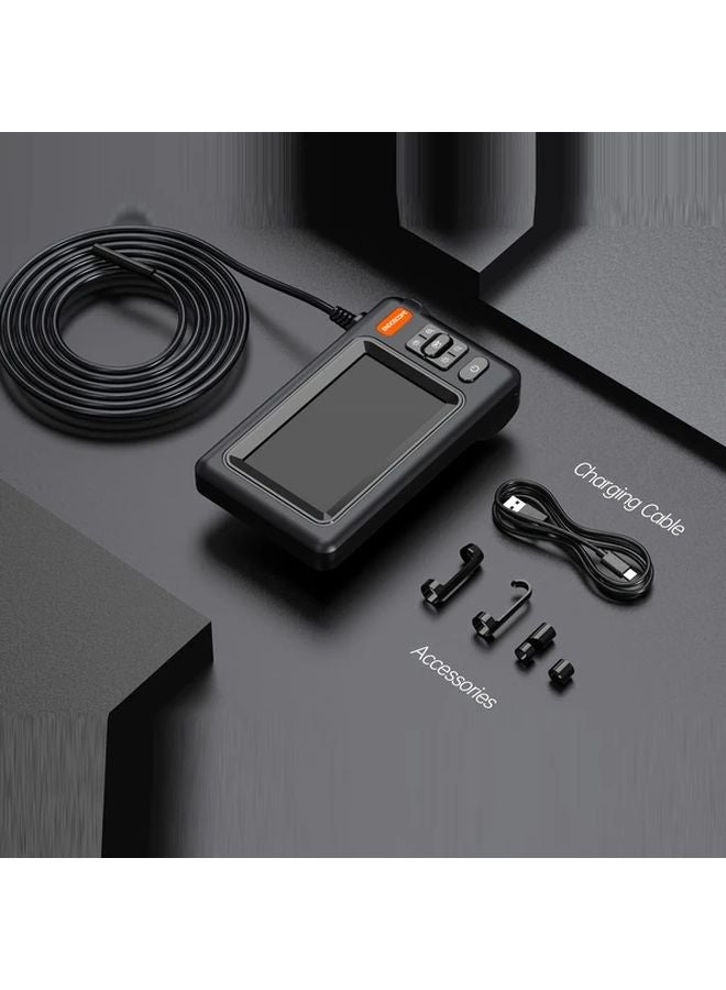 8 LED Endoscope Camera With 4 3 Inch IPS Screen IP67 Waterproof 196 85 Inch Cable For Drain Sewer Inspection - Image 1