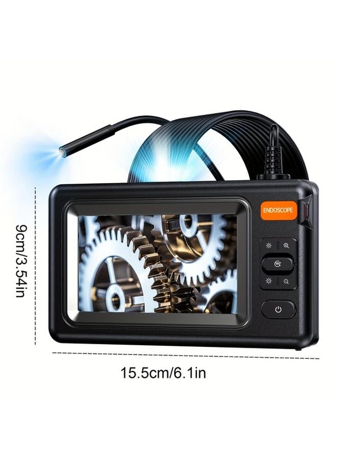 8 LED Endoscope Camera With 4 3 Inch IPS Screen IP67 Waterproof 196 85 Inch Cable For Drain Sewer Inspection - Image 3