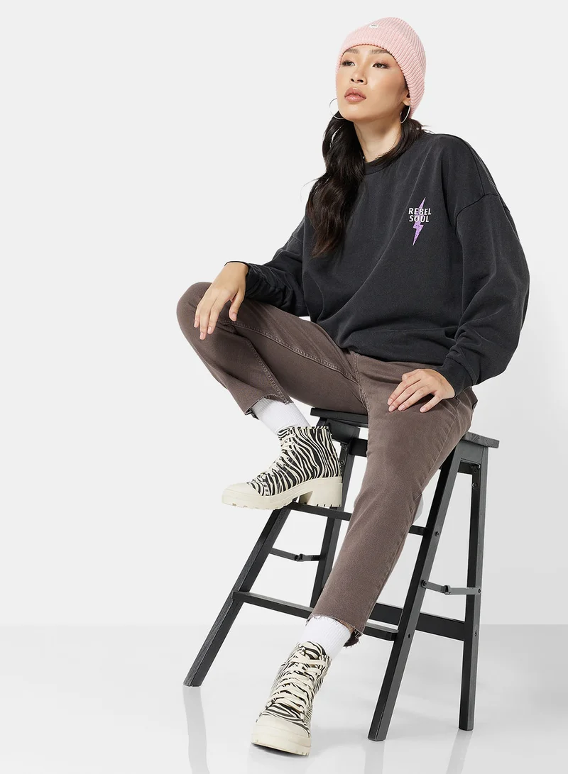 ONLY Emily Crop Straight Fit Jeans