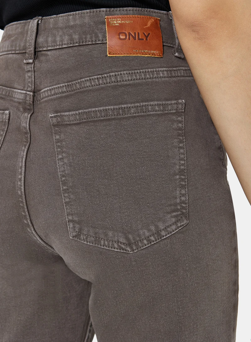 ONLY Emily Crop Straight Fit Jeans