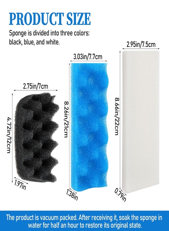 KAKAPEOPLE 206/207 Bio Foam Value Pack for Fluval 206/207 Canister Filters,Replacement Aquarium Filter Media,10pc - Image 2