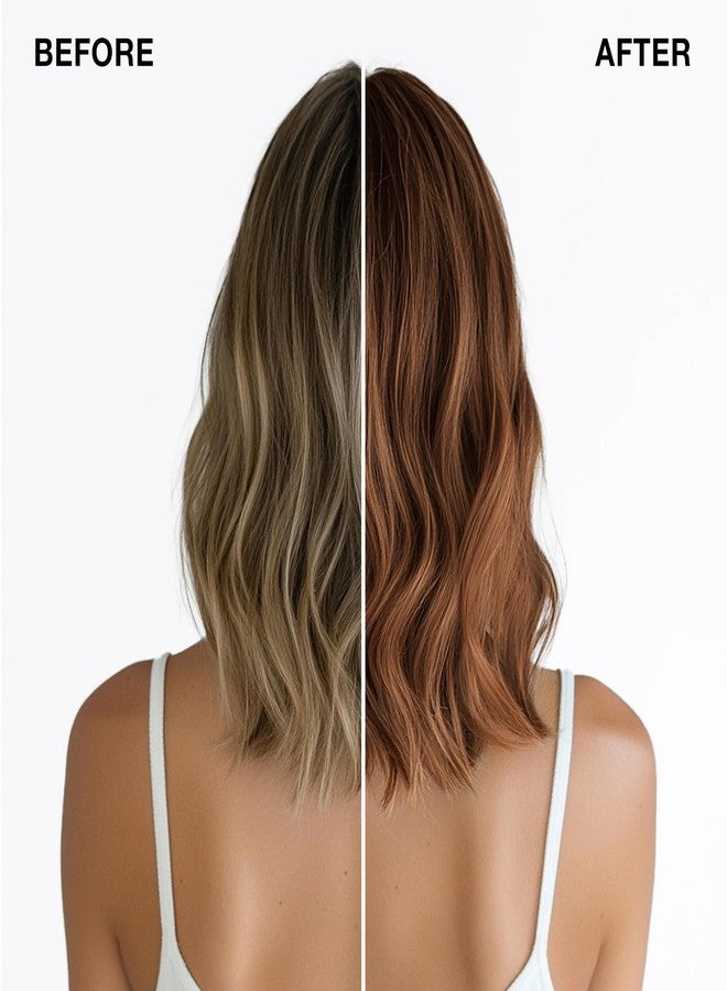 أي جي كي مجموعة صبغة الشعر الدائمة من IGK | 7G أشقر فاتح - أشقر ذهبي داكن | تغطية كاملة للشعر الأبيض + تقوية + لمعان | خالية من الأمونيا (عبوتان) - Image 3