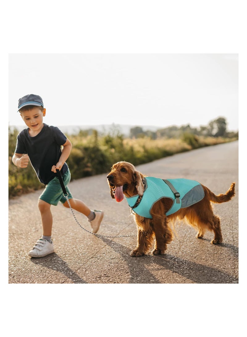 Dog Cooling Vest - Evaporative Cooling Coat for Dogs, Breathable Mesh Ice Jacket with Adjustable Straps, Perfect for Small, Medium & Large Dogs (Size M) - Image 5