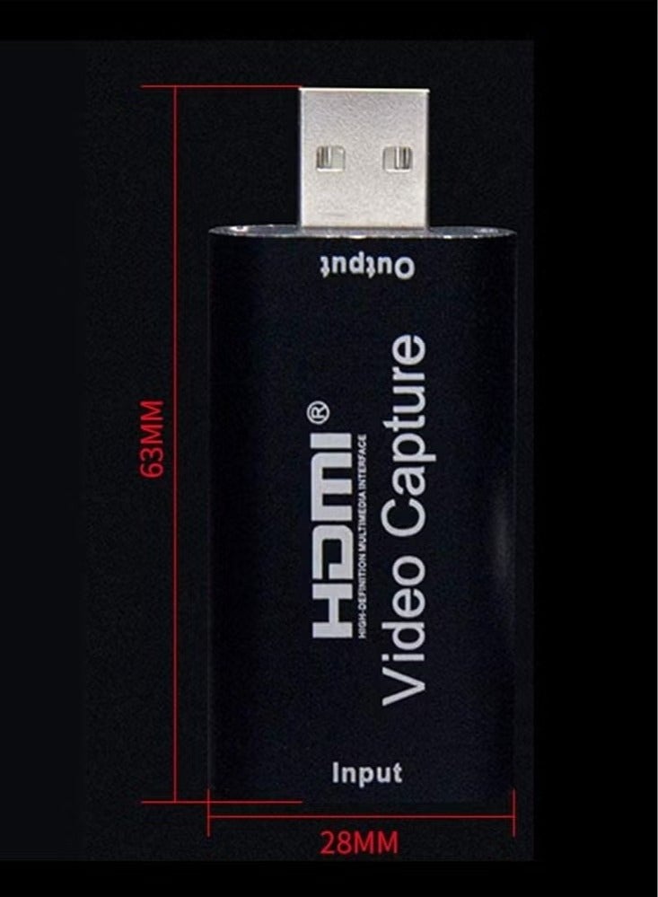 Video Capture Card HDMI High Definition Acquisition Live Streaming Broadcasting Mini USB 2.0 - Image 5