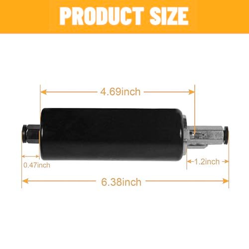 ZHSYMX GSL392 255LPH Inline Fuel Pump & 58 PSI LS Swap Fuel Pump EFI Conversion Fuel Filter Regulator Kit With 6AN Fittings GSL392-400-939 - Image 2