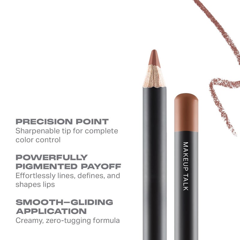 Morphe Color Pencil Bundle - Cream Lip Liner Pencil with a Zero-Tugging Formula - Effortlessly Lines, Defines & Shapes Lips - Sweet Tea (2 Count) - Image 3