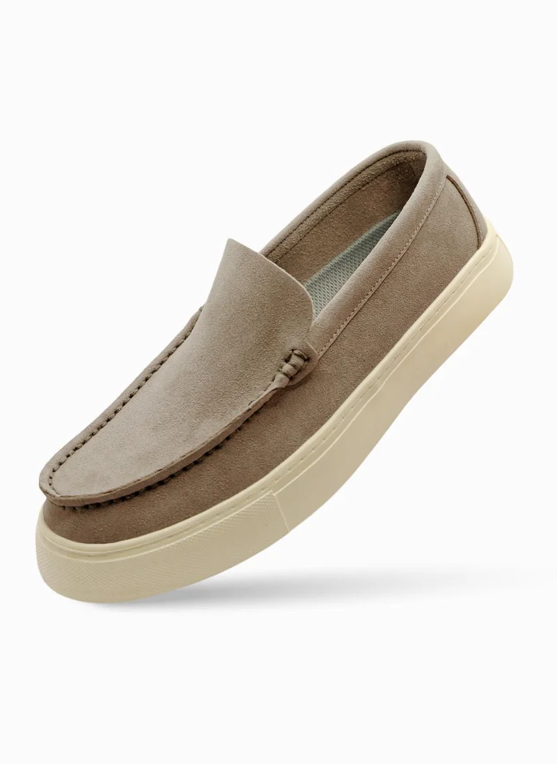 DUOZOULU Sierra Park Synthetic Suede Loafer