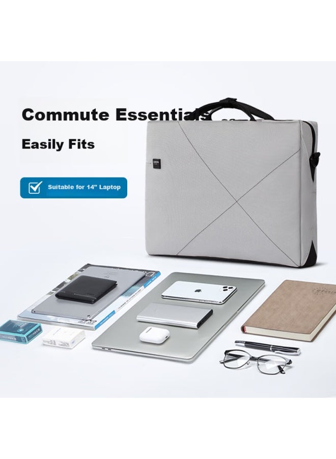 Lexon Laptop Shoulder Bag Thickened Shockproof Notebook Bag Men And Women Apple Simple Commuter Briefcase - Image 1