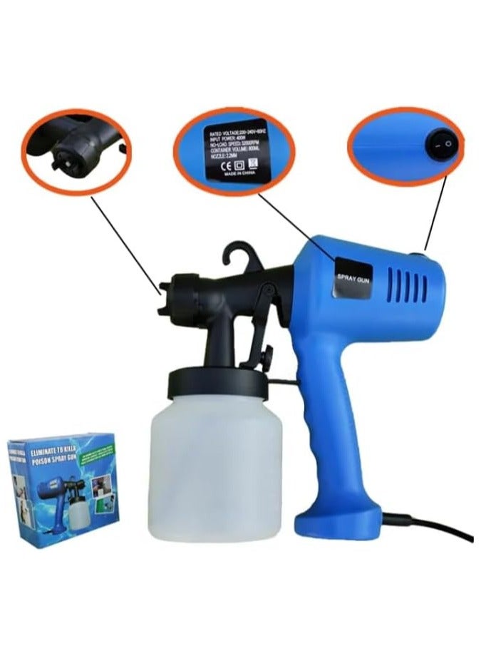 400W Electric Paint Sprayer Gun – Airbrush Spray Gun for Home Painting - Image 3
