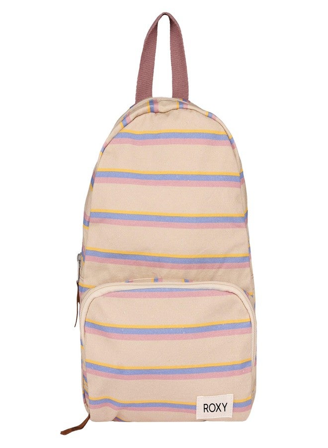 Roxy Women's Always Core Mini Backpack, Banana Cream Stripe, One Size, Always Core Mini Backpack - Image 3