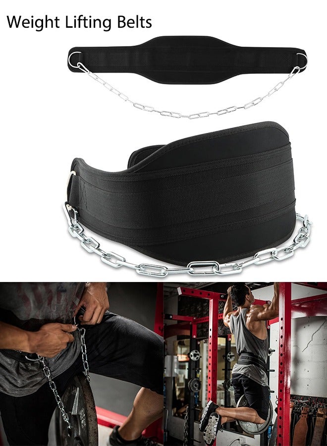 أس تس إل الوزن الأحزمة رفع الخصر، اللياقة البدنية حزام الخصر مع السلاسل، حزام التمارين من أجل السحب التدريب، حزام الظهر دعم الخصر رفع الأحزمة من أجل رفع الأثقال بناء الأجسام، المهام الثقيلة رفع الأحزمة تدريب الحزام الرياضي لكرة القدم للرجال النساء - Image 1