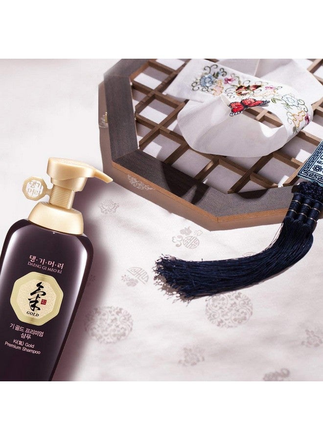 شامبو كي جولد بريميوم، يعزز نمو الشعر، يرطب الشعر الجاف والخشن بشكل فعال، بدون ألوان صناعية، 16.9 أونصة سائلة