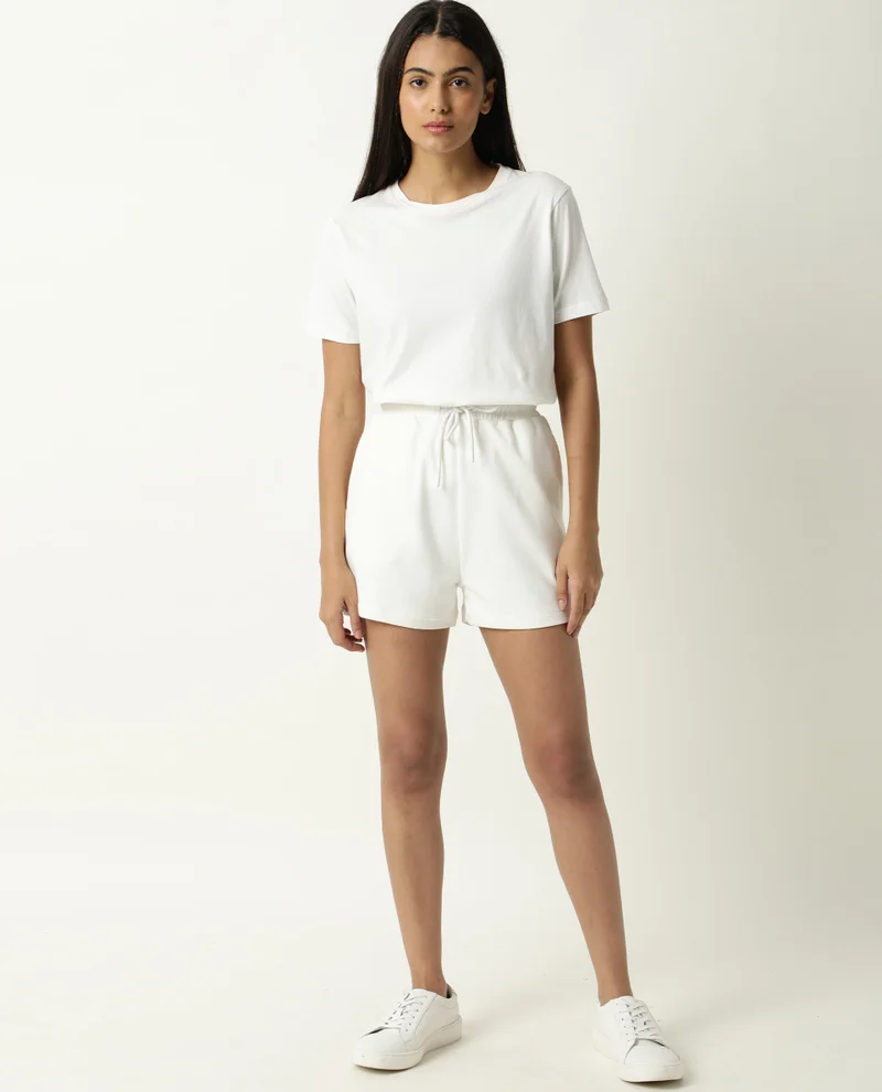 Rareism Women's Mid Rise Shorts