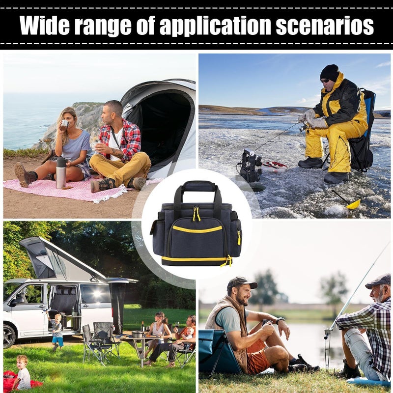 XL Waterproof Travel Charging Cable Organizer Carrying Case For Power Station - Image 5