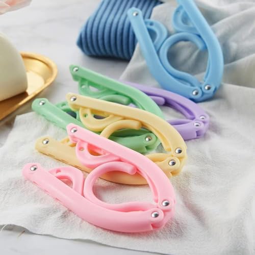 Cartfairy 12 Pack Travel Hangers Portable Foldable Hanger Organizer,Plastic Travel Accessories Essentials Clothes Hanging Rack For Traveling Camping Flying RV Cruises Suitcase,Multi Color - Image 5
