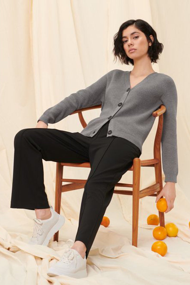 Tchibo Women Solid Sweatpants, Black  - Image 1
